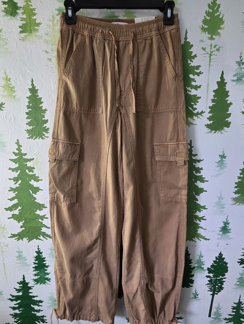 SO Tan Cargo Baggy Pants